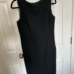 Banana Republic Black Sheath Midi Dress